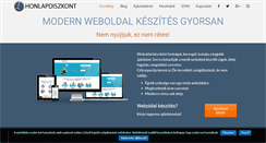 Desktop Screenshot of honlapdiszkont.com